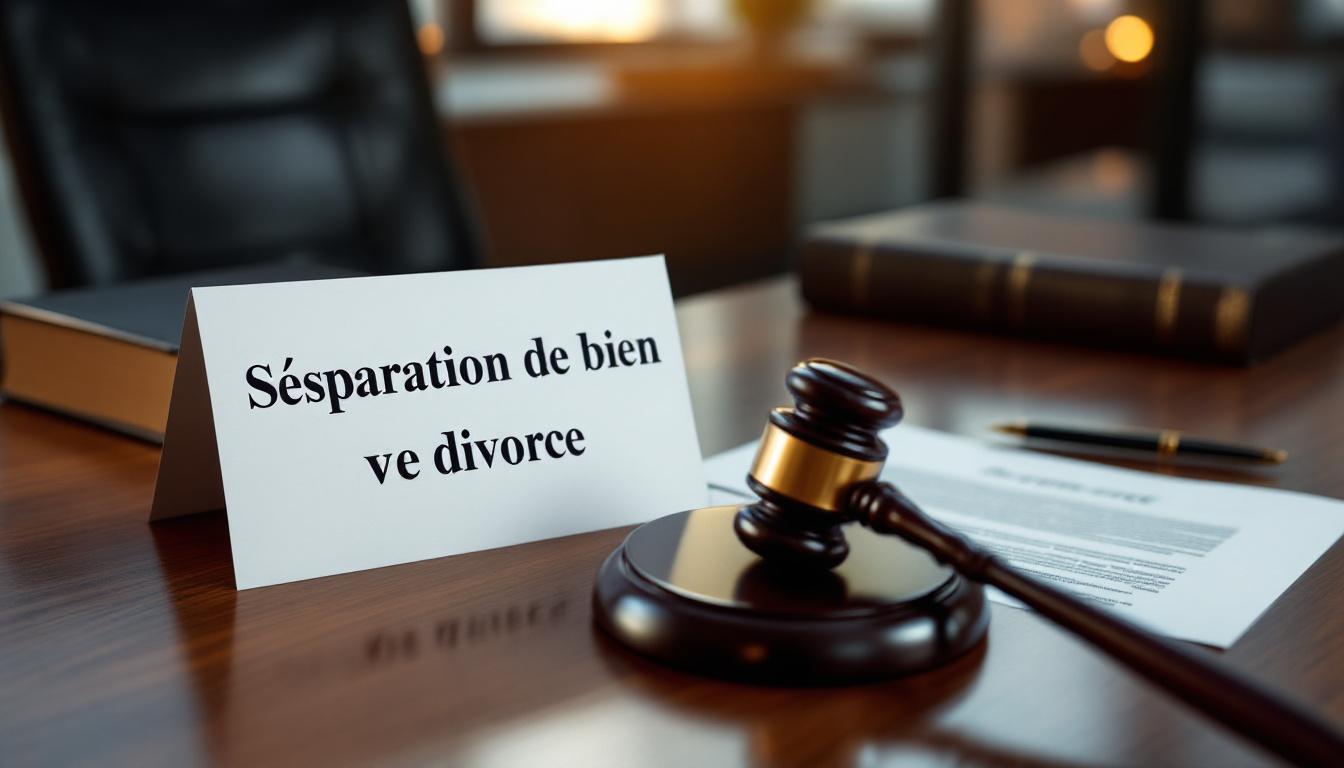 Quelle différence entre séparation de bien et de corps et divorce